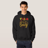 YEAH BABY grappige typografische Hoodie (Voorkant volledig)