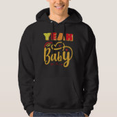 YEAH BABY grappige typografische Hoodie (Voorkant)