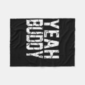 Yeah Buddy Light Weight Bodybuilder Bodybuilding W Fleece Deken (Voorkant (Horizontaal))