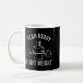 Yeah Buddy Light Weight Bodybuilding Gym Weightlif Koffiemok (Links)