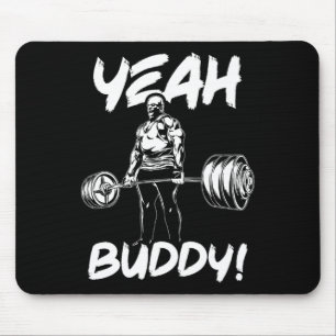 Yeah Buddy - Ronnie Coleman Bodybuilding Gym Motie Muismat