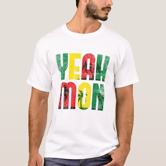 Yeah Mon Jamaican Vacation T-shirt (Voorkant)