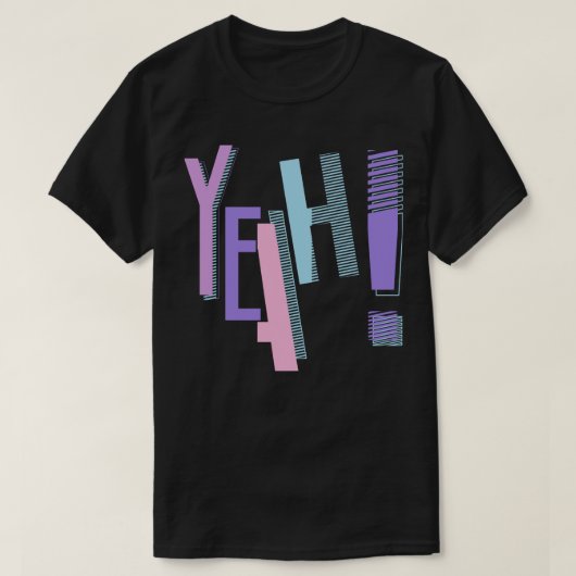 Yeah Zachte kleur Hiphop Muziek T-shirt (Design voorkant)