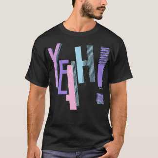 Yeah Zachte kleur Hiphop Muziek T-shirt