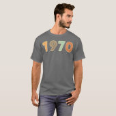 Year 1970 Born in the 70s boy T-shirt (Voorkant volledig)