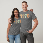 Year 1970 Born in the 70s boy T-shirt (Unisex)