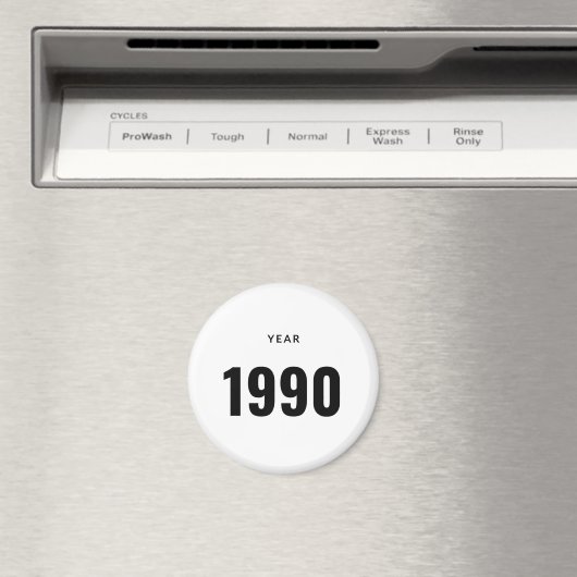 Year 1990 Magnet (Insitu (Vaatwasser))