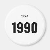 Year 1990 Magnet (Voorkant)