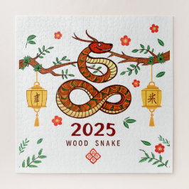 Year 2025 Wood Snake. Chinese horoscope  Legpuzzel