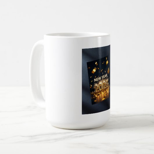 Year 2026 – Fresh Start Greet Mug Koffiemok (Voorkant links)