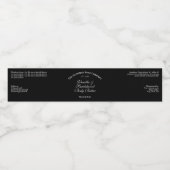 Year Established Black Body Butter Jar Label Waterfles Etiket (Enkel label)