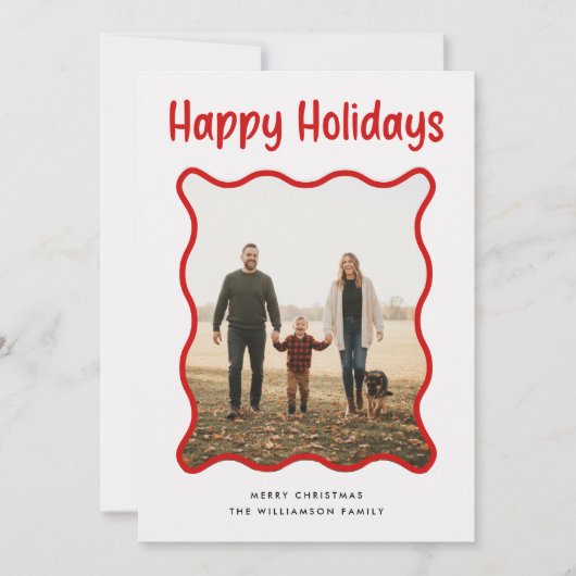 Year in Review Family Pet Photo Collage Christmas Feestdagenkaart (Voorkant)