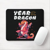 Year Of The Dragon Funny Dragons Chinese Zodiac Si Muismat (Met muis)