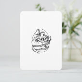 Year of the Dragon, Happy New Year, Cute Flat Card (Staand voorkant)