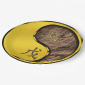 Year of the Earth Dragon Papieren Bordje (Gekanteld)