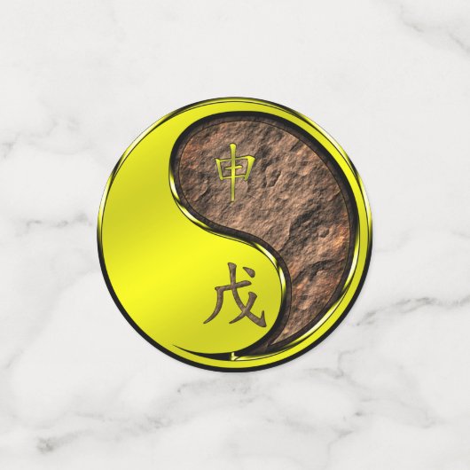 Year of the Earth Monkey Confetti (Kleine voorkant)