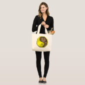 Year of the Earth Monkey Grote Tote Bag (Voorkant (model))