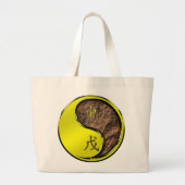 Year of the Earth Monkey Grote Tote Bag (Voorkant)