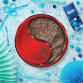 Year of the Earth Tiger Papieren Bordje (Feest)