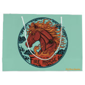 Year of the Fire Horse Groot Cadeauzakje (Achterkant)