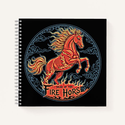 Year of the Fire Horse Journal Notitieboek (Voorkant)