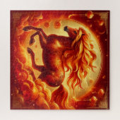 Year of the Fire Horse Legpuzzel (Horizontaal)