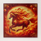 Year of the Fire Horse Legpuzzel (Verticaal)