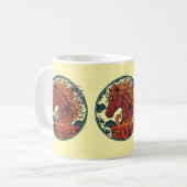 Year of the Fire Horse Mug Design 2 Koffiemok (Voorkant links)