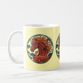 Year of the Fire Horse Mug Design 2 Koffiemok
