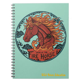Year of the Fire Horse Notebook Design 2 Notitieboek