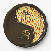 Year of the Fire Horse Papieren Bordje (Voorkant)