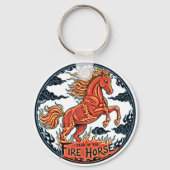 Year of the Fire Horse Sleutelhanger (Achterkant)