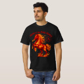 Year of the Fire Horse  T-shirt (Voorkant volledig)