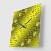 Year of the Fire Monkey Vierkante Klok (Hoek)