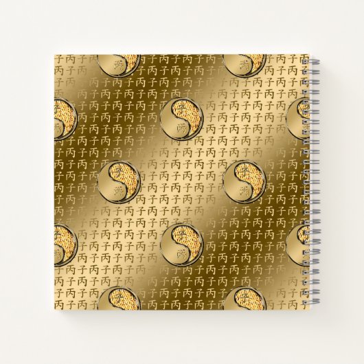 Year of the Fire Rat Notitieboek (Achterkant)