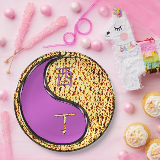 Year of the Fire Rooster Papieren Bordje (Feest)