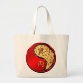 Year of the Fire Tiger Grote Tote Bag (Voorkant)
