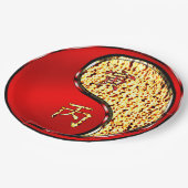 Year of the Fire Tiger Papieren Bordje (Gekanteld)