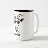 Year of the Goat 2027 Tweekleurige Koffiemok (Voorkant rechts)