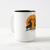 Year of the Goat 2027 Tweekleurige Koffiemok (Voorkant links)