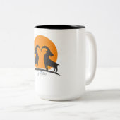 Year of the Goat 2027 Tweekleurige Koffiemok (Voorkant rechts)