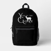 Year of the goat bedrukte rugzak (Voorkant)