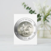 YEAR OF THE HORSE 2014 FEESTDAGENKAART (Staand voorkant)