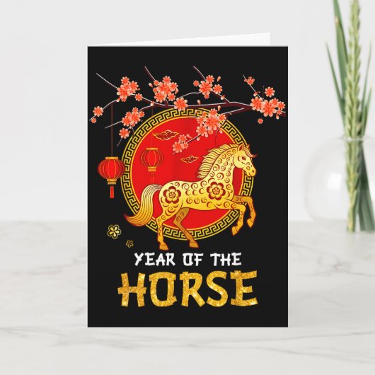 Year Of The Horse 2026 _2  Kaart (Voorkant)