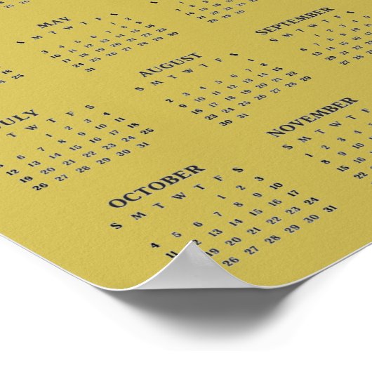 Year of the Horse 2026 Calendar Poster (Hoek)