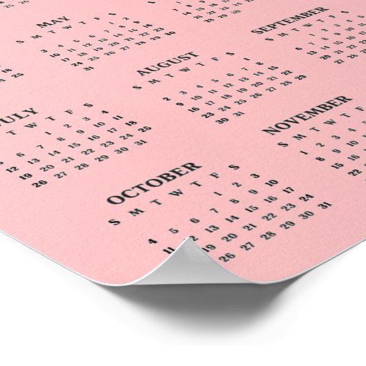 Year of the Horse 2026 Calendar Poster (Hoek)