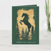 Year of the Horse 2026 Card Kaart (Voorkant)