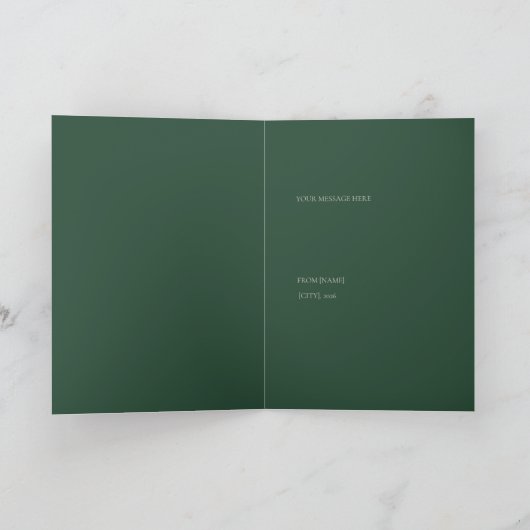 Year of the Horse 2026 Card Kaart (Binnen)