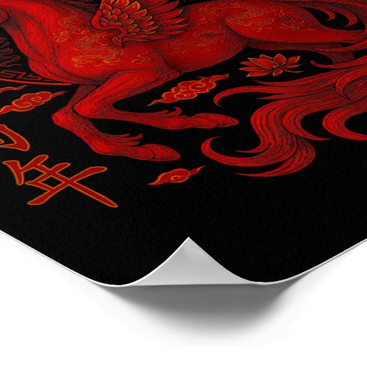 Year Of The Horse 2026 Chinese Lunar New Year 2026 Poster (Hoek)