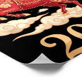 Year Of The Horse 2026 Chinese New Year For Men Wo Poster (Hoek)